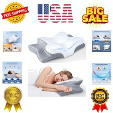 Ultra Pain Relief Cooling Pillow for Neck Support, Adjustable Cervical Pillow...