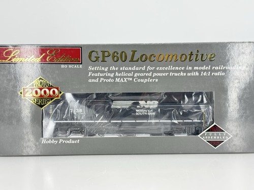 Locomotora diésel HO Walthers Proto 2000 Norfolk Southern EMD GP60 NS #7138 NUEVA | Condition: New