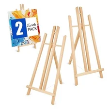 pcs 17 Inch Tabletop Easels, Easel Stand for Painting,Tripod, Painting Party 2
