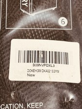 DOKEHOM Collapsible Laundry Basket Identified Model Number DKA0215GYM New