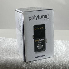 TC Electronic PolyTune 3 Noir Polyphonic Pedal Tuner w/ Built-In Buffer, Black