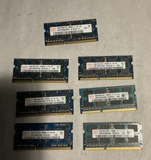 Lot Of 7 - 5 X 2GB  2x 4GB Hynix Laptop SO-DIMM RAM Memory - 18 GB Total 