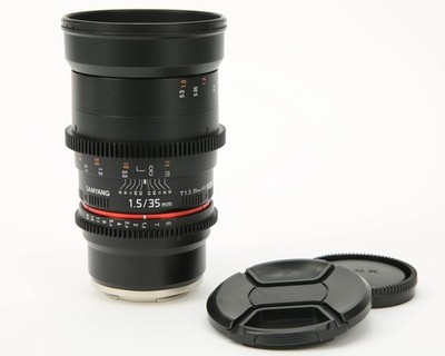 Samyang 35mm T1.5 VDSLR AS UMC II Sony E-Mount Prime Cine Objektiv / Vollformat