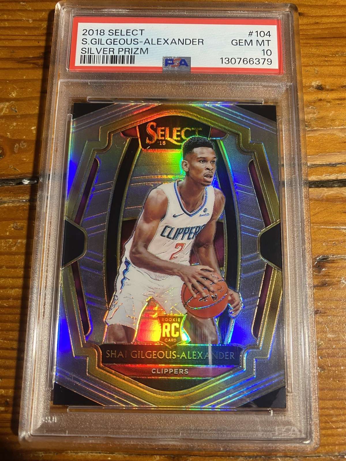 Shai Gilgeous-Alexander 2018 Select Premier Level Silver Price