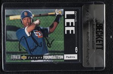 BAS 1994 Upper Deck Collector's Choice Derrek Lee #645 Seal of Authenticity 3c7