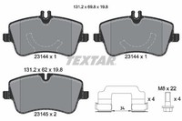 Textar Textar BremsbelÄGe Vorne Mercedes C Klasse W203 Kombi S203 CL203 CLK A209