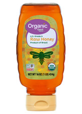 Great Value Organic Strained Raw Honey, 16 oz