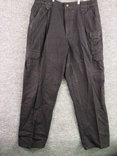 5.11 Tactical 74251 Black Pants rip stock cargo Men's Size 74251 38x32 EUC