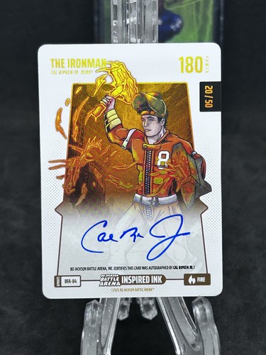 Bo Jackson Battle Arena Update BFA-84 The Ironman Fire Auto /50 Cal Ripken Jr.