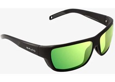 Bajio Sunglasses RIG220112 Rigolets Green Mirror Glass Black Matte