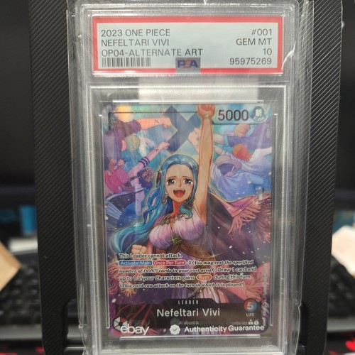 Nefeltari Vivi OP04-001 Alternate Art · OP04 PSA 10, eBay listing photo