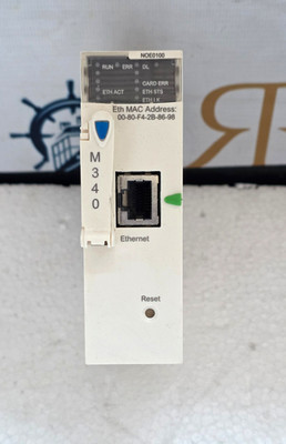 SCHNEIDER ELECTRIC BMXNOE0100 ETHERNET MODULE MODICON M340 *USED*