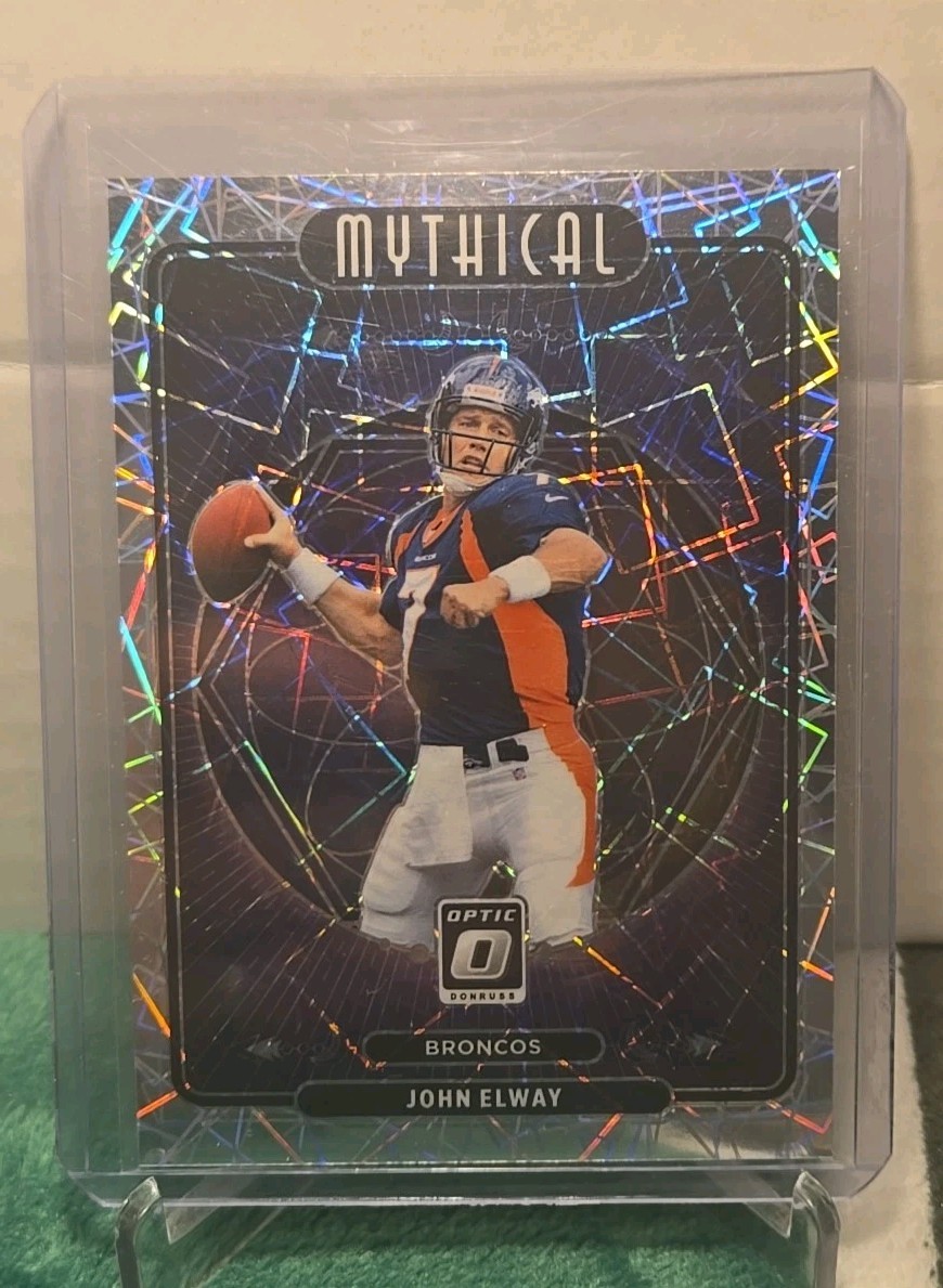 2021 Panini Optic John Elway #MY-10 Mythical Case Hit Denver Broncos
