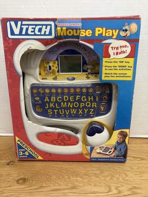 New VTG  VTECH Little Smart Mouse Play Preschool Laptop Computer Untested/Sealed