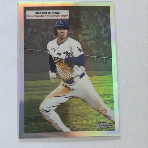 2025 Topps Chrome Platinum Shohei Ohtani - Koufax 1955 Topps Doubleheader 55DH-1