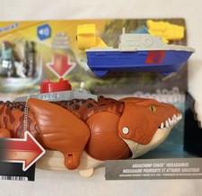 Fisher-Price Imaginext Jurassic World Rebirth Aqua Chomp Chase Mosasaurus NEW