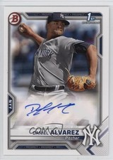 2021 Bowman Paper Prospect Auto Daniel Alvarez #PAPR-DA Auto 03xg