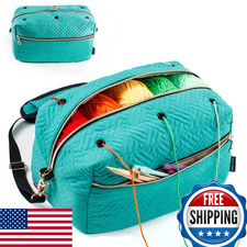 MYBAGZING Crochet Bag Organizer - Knitting Bag - Yarn Storage Organizer - Yarn B