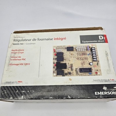 Emerson White Rodgers Goodman 50A55-743 Furnace Control Board
