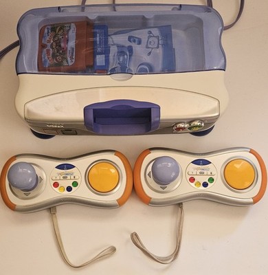 Vtech V.Smile V-Motion Active Learning Sy Console, Game, Controllers All Working