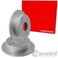 2X Herth+Buss Bremsscheiben 284Mm Voll Hinten Passend FÜR Hyundai IX35 Santa