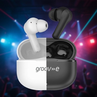 Bluetooth 5.3 Wireless Kopfhörer für iPhone & Android, Mini TWS Buds Groov-e UK