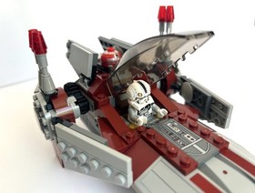 LEGO Star Wars: V-Wing Starfighter (75039) Complete w/ Figs, Manual, & Box. Used