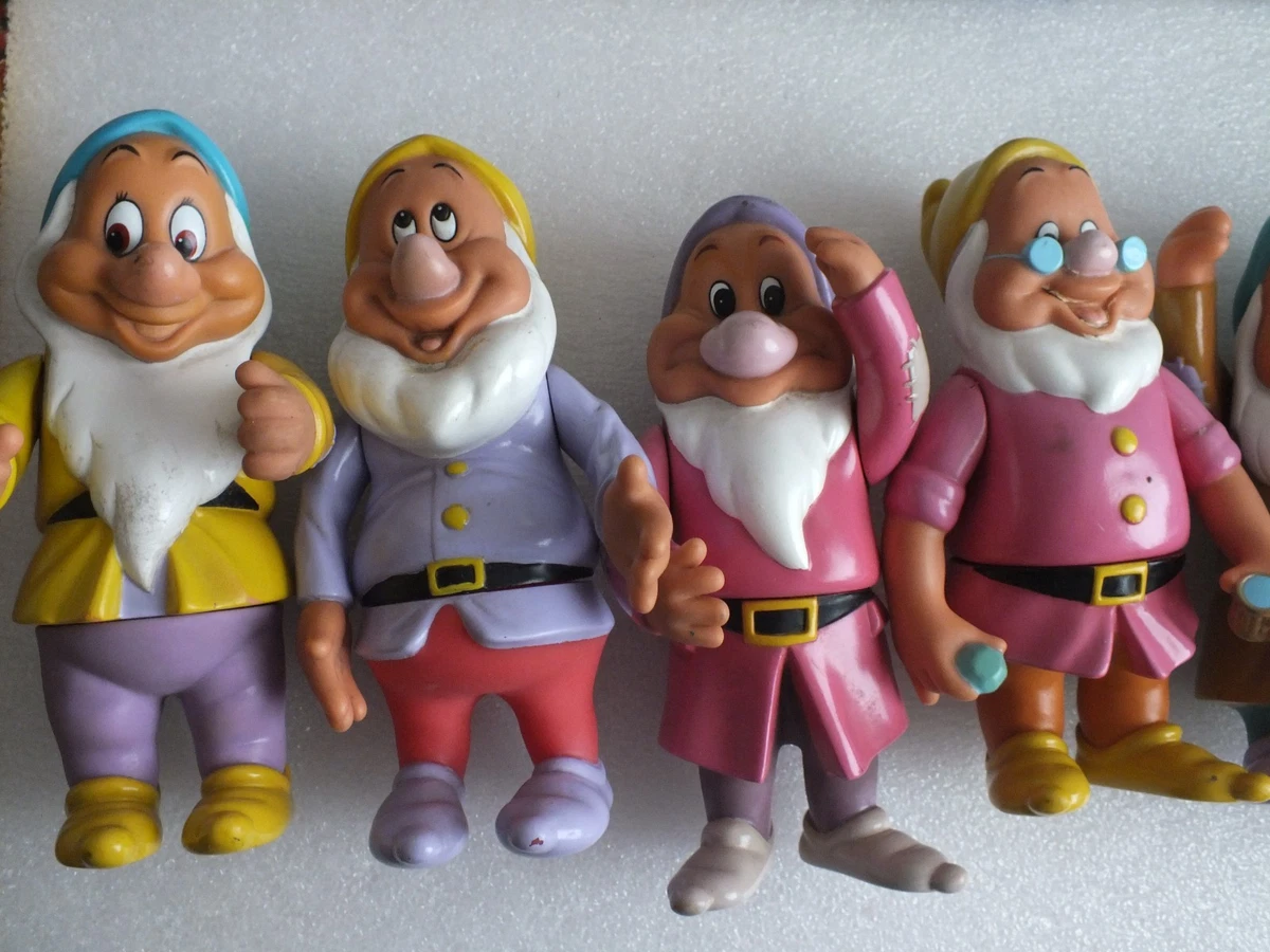 Vintage - Konvolut - alte Disney - THAILAND - 7 Zwerge Figuren