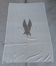 American Airlines Cabin Blanket Throw Eagle Stars John Horsfall Made in England