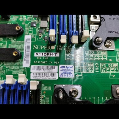 Supermicro X11DPH-T Server Motherboard Support intel 3647 CPU
