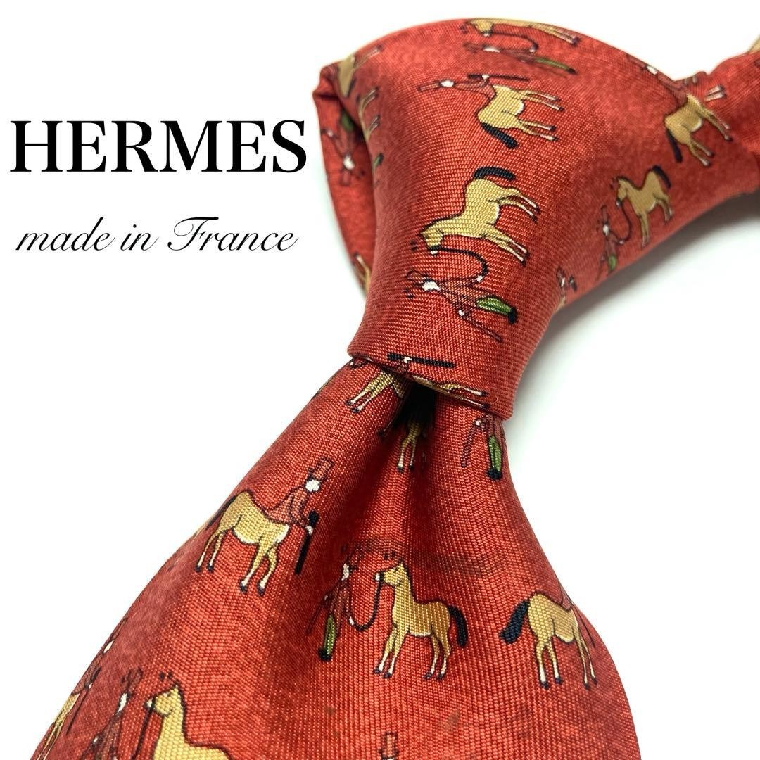 【Excellent Condition】Hermes Small Pattern Tie – H… - image 1