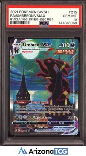 Pokemon 2021 Umbreon VMAX 215/203 Alt Art Evolving Skies GEM MINT PSA 10