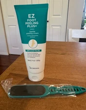 Richenna EZ Foot Peeling Plus+ Cream Gentle Hydrating 8.11 oz With File | Sealed