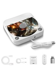 External Car CD Player with USB/AUX Port,Portable Car CD Player with USB-C Ad...