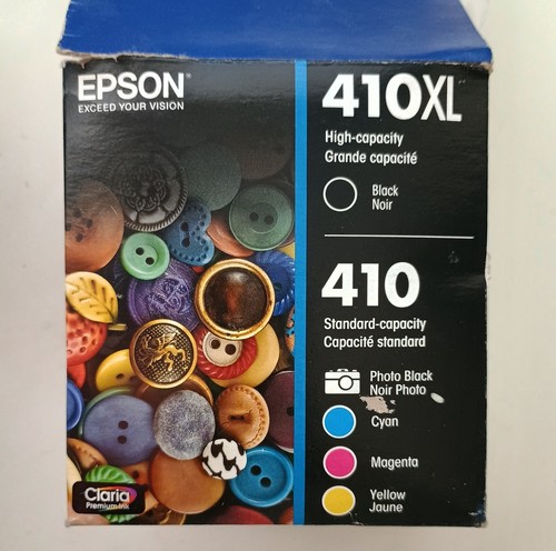Original Epson 410XL 4er Pack Tintenpatronen Schwarz Cyan Magenta Gelb
