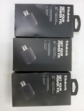 Set of 3 Skullcandy Fix Rapid Charge AC Adapter with Single USB Port - Black