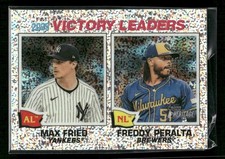2026 Topps Heritage Max Fried Freddy Peralta Silver Sparkle Victory