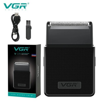 VGR Razor Trimmer SOLO LiTE Single Foil Shaver |Mini Size Razor |  V-376 Black
