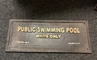 Public Swimming Pool White Only CAST IRON SEGREGATION HISTORICAL Selma Ala 31
