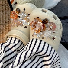 Crocs jibbitz - Mixed Gem Marble Floral Charms Set Of 11