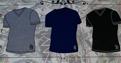 ED HARDY 3 pack Ultra Soft Heather Grey Black Navy Blue V Neck T Shirts Mens M - Image 1 of 4