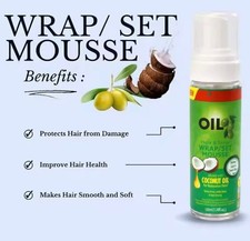 100ml Curly Hair Mousse Strong Hold Anti Friz...