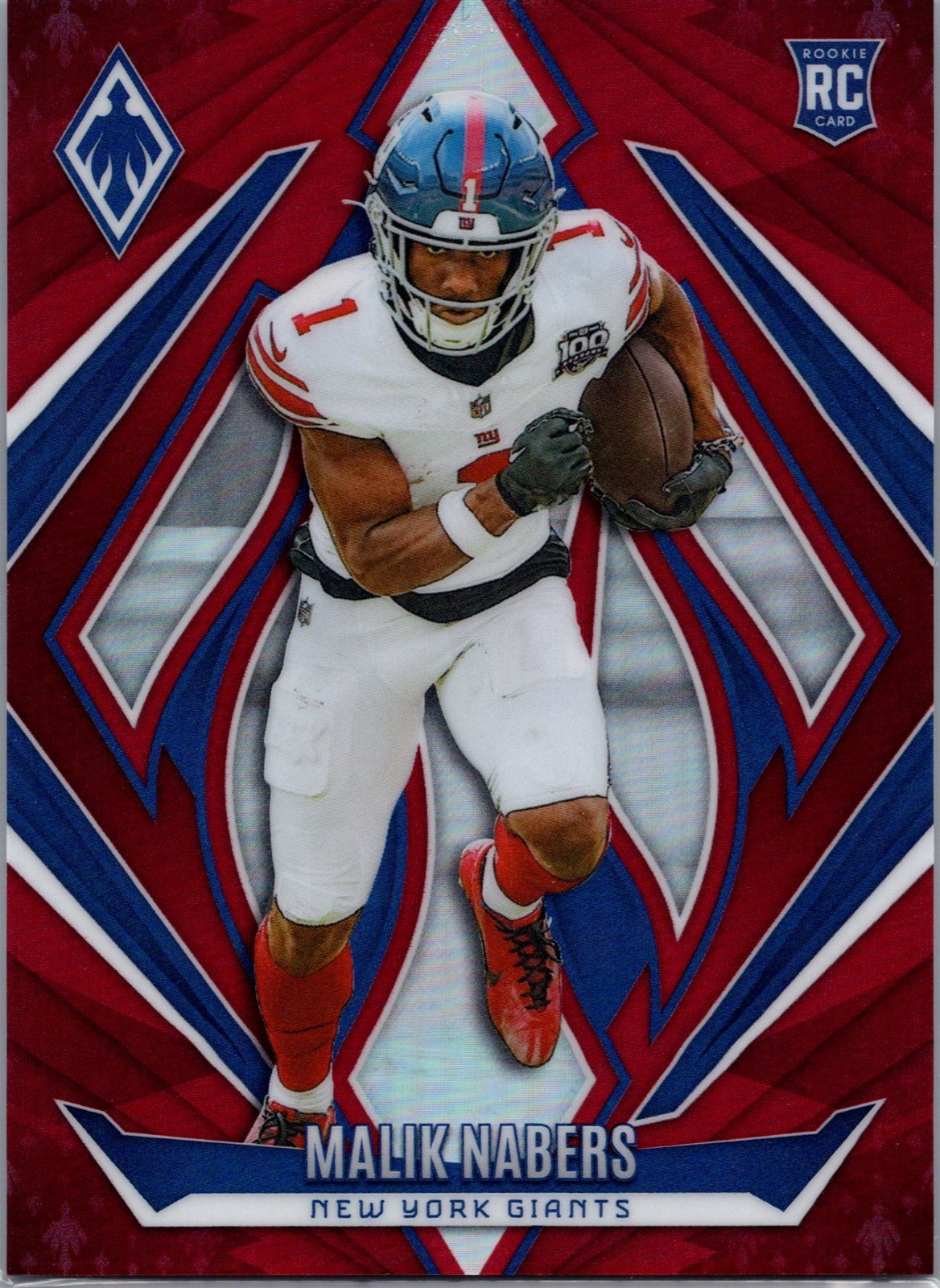 2024 Panini Phoenix - Rookies Malik Nabers #221 Red /99 (RC) - Giants