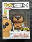 New & Mint! Funko Pop This Is Fine Dog 56 EE Exclusive w/Protector Retired 2021