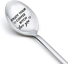 Funny Coffee Spoon for Best Friend Birthday Gifts for Women BFF Christmas Gifts
