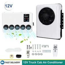 12V Truck Air Conditioner 12000 BTU Split Car Cab RV AC Unit Fit Bus Caravan