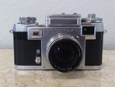 VINTAGE ZEISS IKON CONTAX 35mm FILM CAMERA CARL ZEISS 1:1.5 F 50mm SONNAR LENS