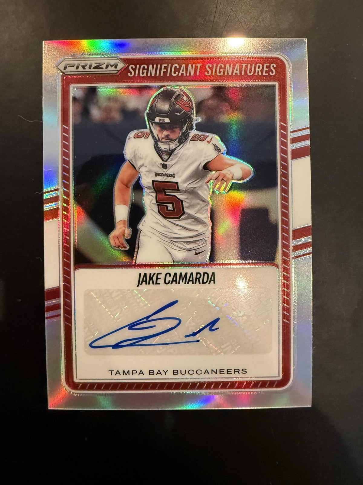 2025 Panini Prizm Significant Signatures Jake Camarda Tampa Bay Auto SSI-JCA