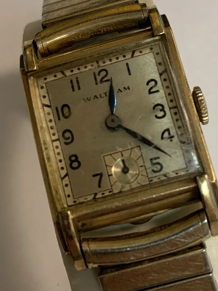 Vintage Waltham Manual Wind Watch 10kt Gold Filled Apex Case Convex Crystal  - Image 2 of 4