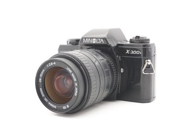 Minolta X-300s Kamera + 28-70mm Objektiv analoge Spiegelreflexkamera - Gewartet